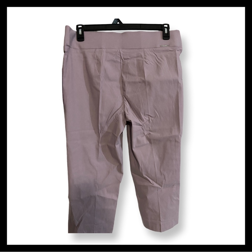 ‼️‼️Clearance-NWT- Rekucci Curvy Plus Ease into Comfort Lavender Capri